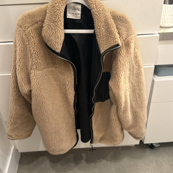 Anine Bing Ryder fur jacket size medium - Picture 7 of 17